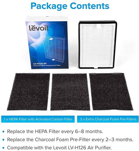 lv h126 filter|LEVOIT LV.